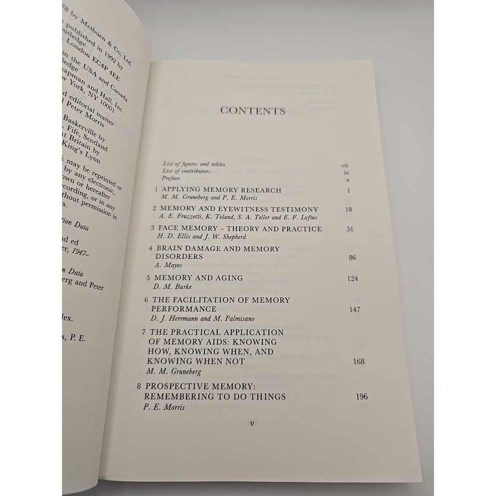 Practical Aspects (v. 1) (Aspects of‎ Memory  by Morris, Peter Paperback - Picture 6 of 7